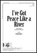 I've Got Peace Like a River TBB choral sheet music cover
